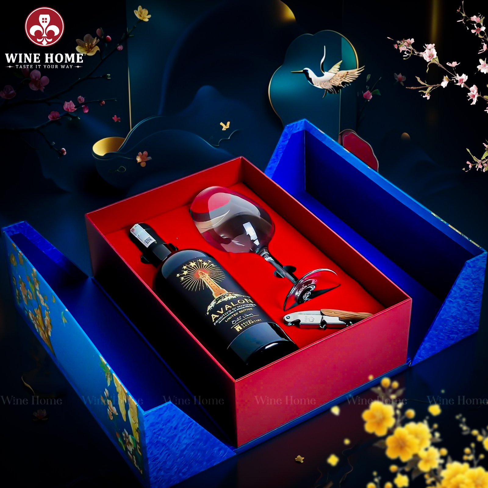 Hộp Quà Tết Cao Cấp Sắc Xuân 2026 SX04 Hộp Quà Tết Cao Cấp Sắc Xuân 2026 SX04